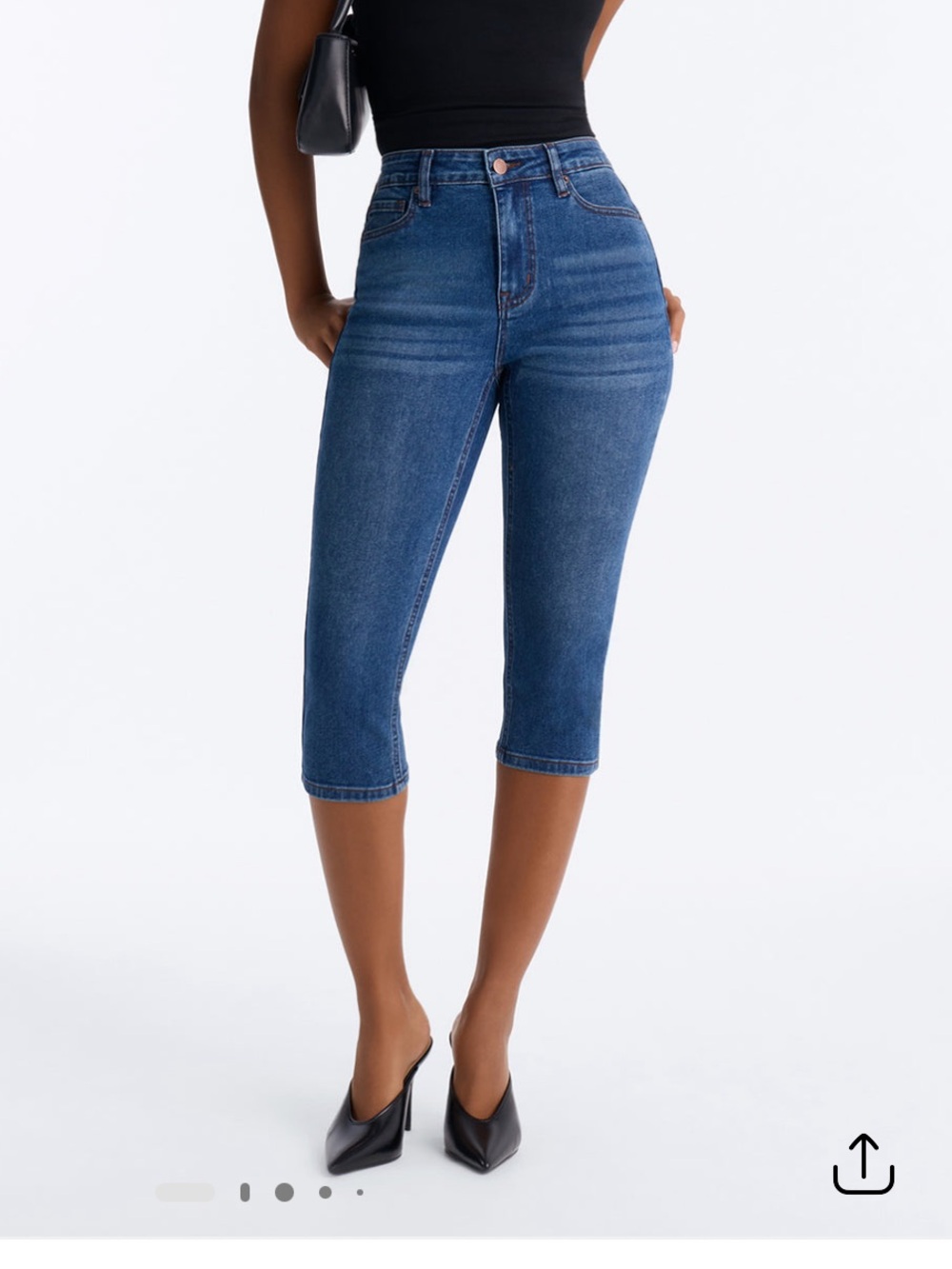 Curvy Stretch Capri pants